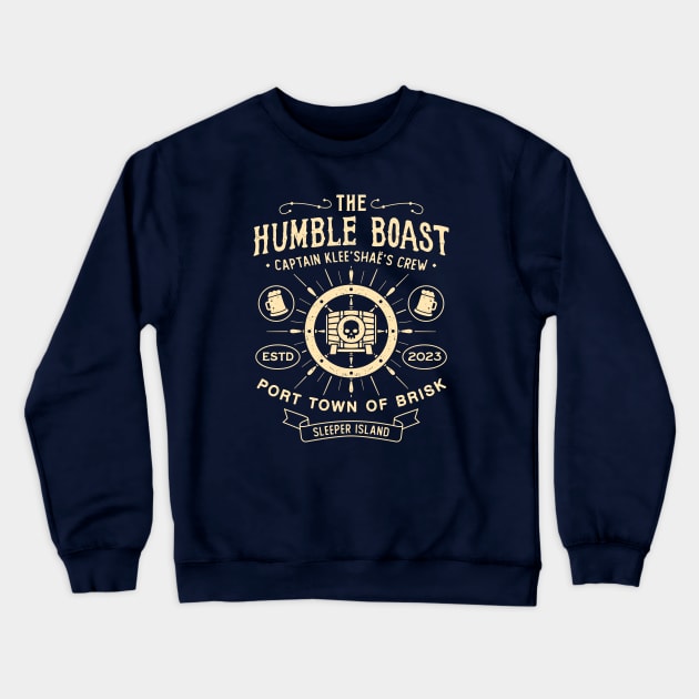 The Humble Boast Emblem Crewneck Sweatshirt by Lagelantee